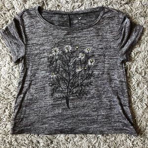 American Eagle flower crop top